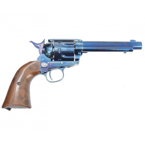 Пневматический револьвер Umarex Colt SAA .45-5,5 blue finish пулевой 4,5 мм