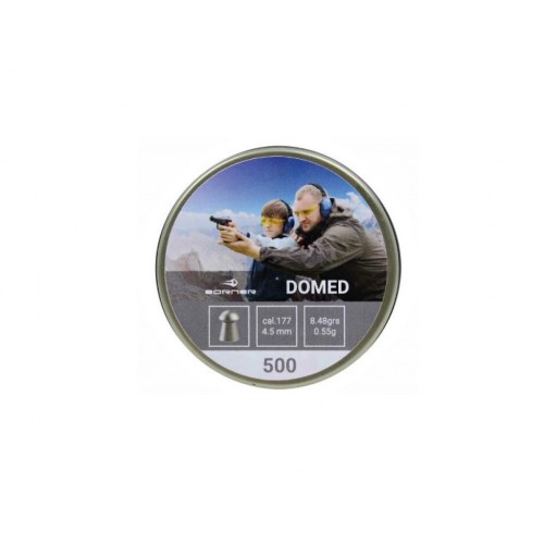 Пневматические пульки Borner Domed 4,5 мм 0,55 гр 500 шт Пневматические пульки Borner Domed 4,5 мм 0,55 гр 500 шт