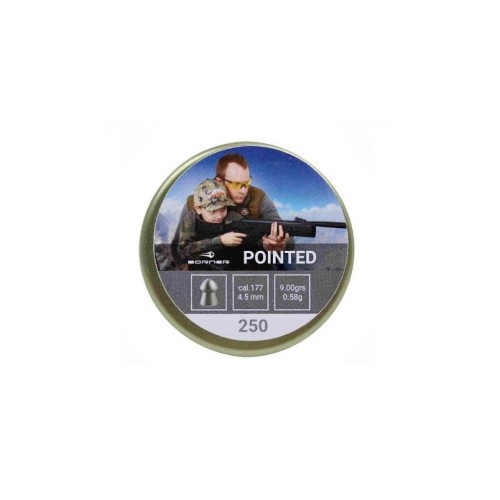 Пули для пневматики Borner Pointed 4,5 мм 0,58 гр 250 шт