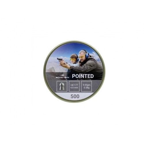 Пули для пневматики Borner Pointed 4,5 мм 0,58 гр 500 шт