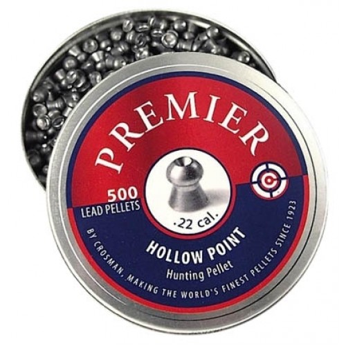 Пули для пневматики Crosman Premier Hollow Point 4,5 мм 7,9 гран 500 шт