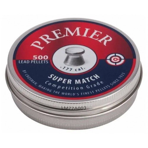 Пули для пневматики Crosman Premier Super Match 4,5 мм 7,9 гран 500 шт