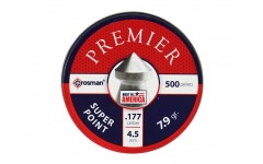 Пули для пневматики Crosman Premier Super Point 4,5 мм 7,9 гран 500 шт Пули для пневматики Crosman Premier Super Point 4,5 мм 7,9 гран 500 шт