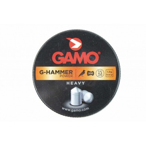 Пули для пневматики GAMO G-Hammer 4,5 мм 200 шт Пули для пневматики GAMO G-Hammer 4,5 мм 200 шт