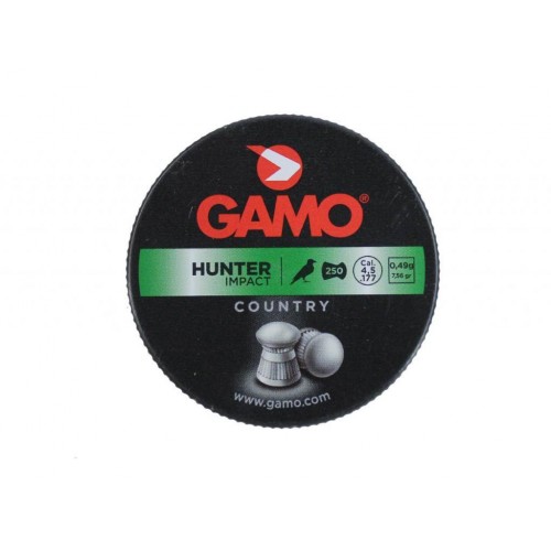 Пули для пневматики GAMO Hunter 4,5 мм 0,49 гр 250 шт