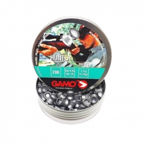 Пули для пневматики GAMO Hunter 6,35 мм 200 шт