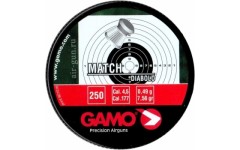 Пули для пневматики GAMO Match 4,5 мм 0,49 гр 250 шт