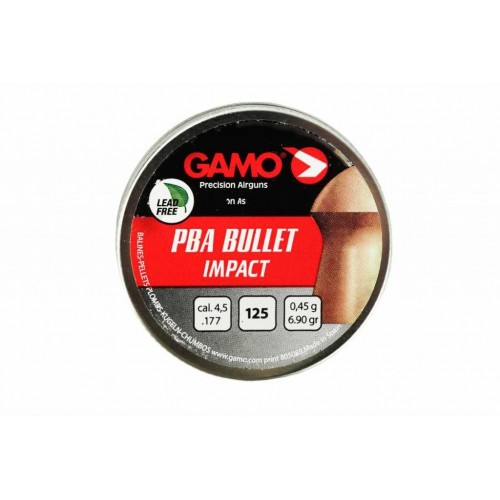 Пули для пневматики Gamo PBA Bullet 4,5 мм 0,45 гр 125 шт