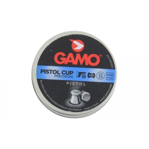Пули для пневматики GAMO Pistol Cup 4,5 мм 0,45 гр 250 шт