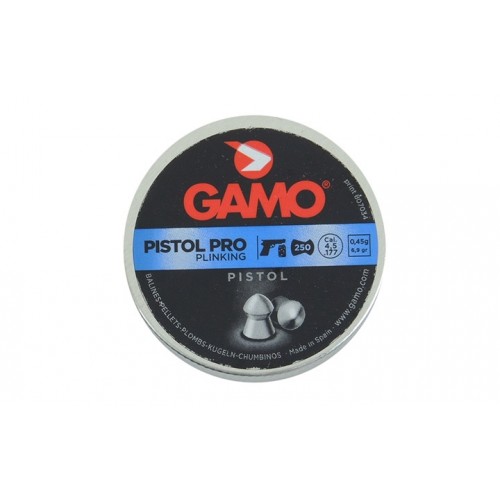 Пули для пневматики GAMO Pistol Pro 4,5 мм 0,45 гр 250 шт