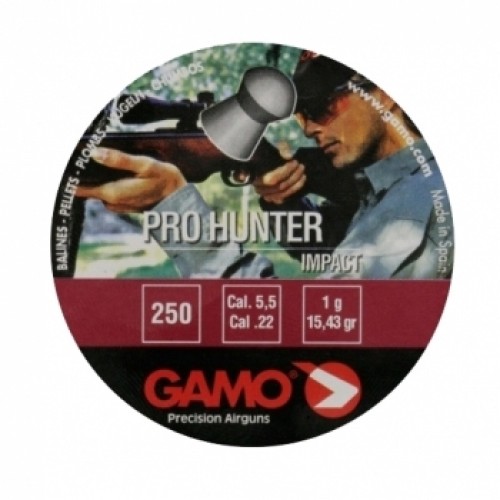 Пули для пневматики GAMO Pro Hunter 5,5 мм 250 шт Пули для пневматики GAMO Pro Hunter 5,5 мм 250 шт