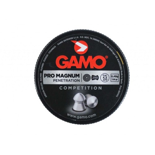 Пули для пневматики GAMO Pro-Magnum 4,5 мм 0,49 гр 250 шт