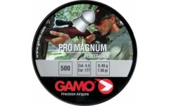 Пули для пневматики GAMO Pro Magnum 4,5 мм 0,49 гр 500 шт Пули для пневматики GAMO Pro Magnum 4,5 мм 0,49 гр 500 шт