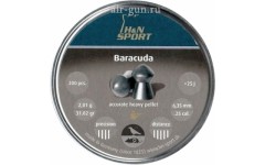 Пули для пневматики H&N Baracuda 6,35 мм 2,01 гр 200 шт Пули для пневматики H&N Baracuda 6,35 мм 2,01 гр 200 шт