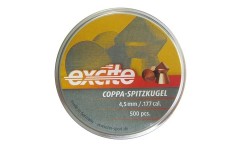 Пули для пневматики H&N Excite Coppa-Spitzkugel 4,5 мм 0,49 гр 500 шт Пули для пневматики H&N Excite Coppa-Spitzkugel 4,5 мм 0,49 гр 500 шт