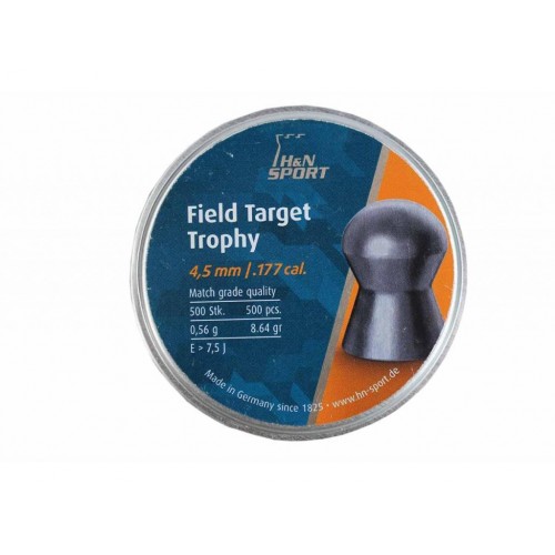 Пули для пневматики H&N Field Target Trophy 4,5 мм 0,56 гр 500 шт