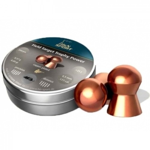Пули для пневматики H&N Field Target Trophy Power 4,5 мм 0,57 гр 300 шт