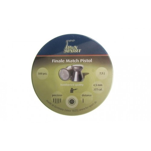 Пули для пневматики H&N Finale Match 4,49 мм 8,18 гран 500 шт