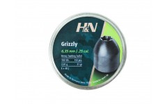 Пули для пневматики H&N Grizzly 6,35 мм 2,02 гр 150 шт Пули для пневматики H&N Grizzly 6,35 мм 2,02 гр 150 шт