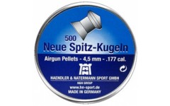 Пули для пневматики H&N Neue Spitz-Kugeln 4,5 мм 0,55 гр 500 шт Пули для пневматики H&N Neue Spitz-Kugeln 4,5 мм 0,55 гр 500 шт