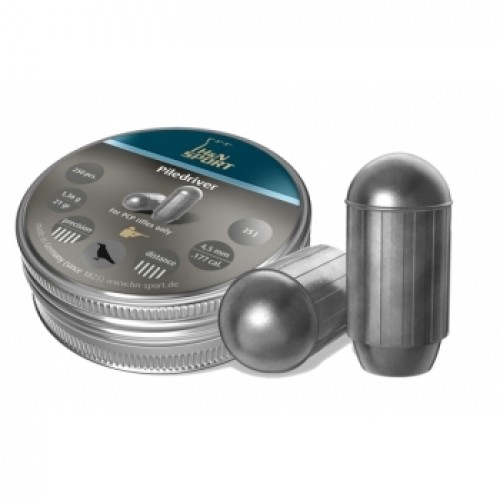 Пули для пневматики H&N Piledriver 4,5 мм 1,36 гр 250 шт