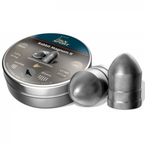 Пули для пневматики H&N Rabbit Magnum II 4,5 мм 1,02 гр 200 шт Пули для пневматики H&N Rabbit Magnum II 4,5 мм 1,02 гр 200 шт
