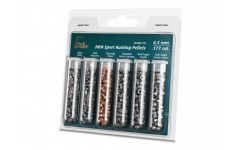 Пули для пневматики H&N Sampler hunting pellets пробник 4,5 мм 215 шт Пули для пневматики H&N Sampler hunting pellets пробник 4,5 мм 215 шт