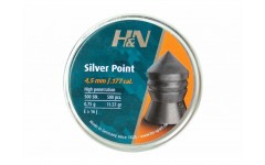 Пули для пневматики H&N Silver Point 4,5 мм 0,75 гр 500 шт Пули для пневматики H&N Silver Point 4,5 мм 0,75 гр 500 шт