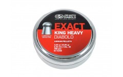 Пули для пневматики JSB Diabolo Exact King Heavy 6,35 мм 2,2 гр 300 шт Пули для пневматики JSB Diabolo Exact King Heavy 6,35 мм 2,2 гр 300 шт