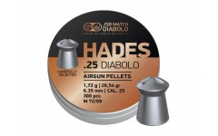 Пули для пневматики JSB Diabolo HADES 6,35 мм 1,72 гр 300 шт Пули для пневматики JSB Diabolo HADES 6,35 мм 1,72 гр 300 шт