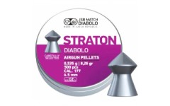 Пули для пневматики JSB Diabolo Straton 4,5 мм 0,535 гр Пули для пневматики JSB Diabolo Straton 4,5 мм 0,535 гр