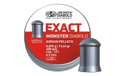 Пули для пневматики JSB Exact monster diablo 4,5 мм 0,87 гр 400 шт Пули для пневматики JSB Exact monster diablo 4,5 мм 0,87 гр 400 шт