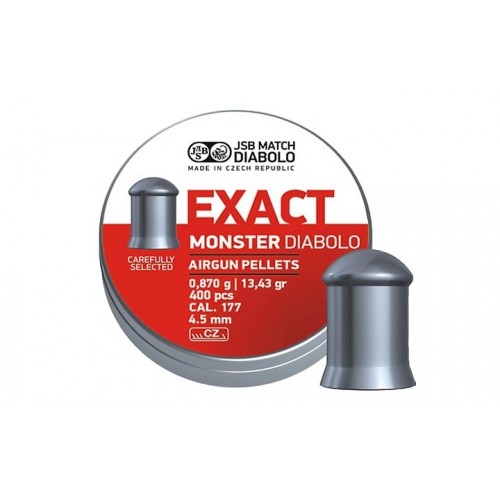 Пули для пневматики JSB Exact monster diablo 4,5 мм 0,87 гр 400 шт