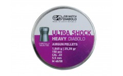 Пули для пневматики JSB Heavy Ultra Shock 5,5 мм 1,645 гр 150 шт Пули для пневматики JSB Heavy Ultra Shock 5,5 мм 1,645 гр 150 шт