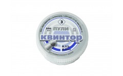 Пули для пневматики Квинтор оживальная головка 4,5 мм 0,53 гр 300 шт Пули для пневматики Квинтор оживальная головка 4,5 мм 0,53 гр 300 шт
