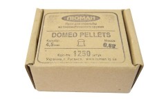 Пули для пневматики Люман Domed pellets 0,68 г 4,5 мм 1250 шт Пули для пневматики Люман Domed pellets 0,68 г 4,5 мм 1250 шт