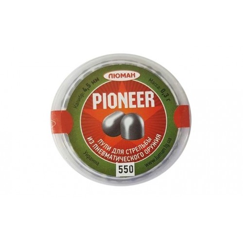 Пули для пневматики Люман Pioneer 4,5 мм 0,3 гр 550 шт