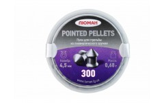 Пули для пневматики Люман Pointed pellets 4,5 мм 0,68 гр 300 шт Пули для пневматики Люман Pointed pellets 4,5 мм 0,68 гр 300 шт