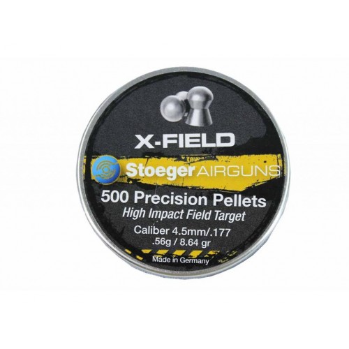 Пули для пневматики Н&N Stoeger X-Field 4,5 мм 0,56 г/8,64 гран 500 шт Пули для пневматики Н&N Stoeger X-Field 4,5 мм 0,56 г/8,64 гран 500 шт