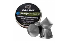 Пули для пневматики Н&N Stoeger X-Hunt 4,5 мм 0,56 г/8,54 гран 500 шт Пули для пневматики Н&N Stoeger X-Hunt 4,5 мм 0,56 г/8,54 гран 500 шт