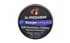 Пули для пневматики Н&N Stoeger X-Power 4,5 мм 0,65 г/10,19 гран 500 шт Пули для пневматики Н&N Stoeger X-Power 4,5 мм 0,65 г/10,19 гран 500 шт