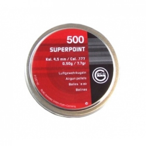 Пули для пневматики RWS Geco Super Point 4,5 мм 0,50 гр 500 шт