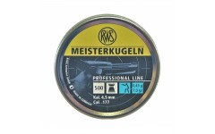 Пули для пневматики RWS Meisterkugeln 4,5 мм 0,45 гр