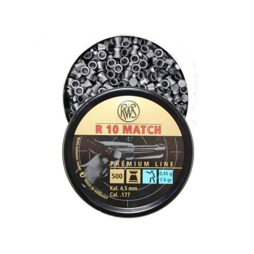 Пули для пневматики RWS R10 Match Premium Line 4,48 мм 0,45 гр 500 шт
