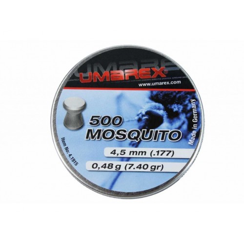 Пули для пневматики Umarex Mosquito 4,5 мм 0,48 гр 500 шт