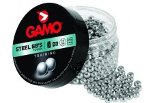 Шарики для пневматики GAMO BBs стальные 4,5 мм 500 шт Шарики для пневматики GAMO BBs стальные 4,5 мм 500 шт