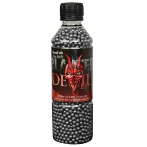 Шарики для страйкбола пластиковые 6 мм Blaster Devil 0,40 гр 3000 шт 16179 Шарики для страйкбола пластиковые 6 мм Blaster Devil 0,40 гр 3000 шт 16179