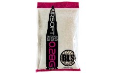 Шарики для страйкбола пластиковые 6 мм BLS 0,28 гр белые 1 кг