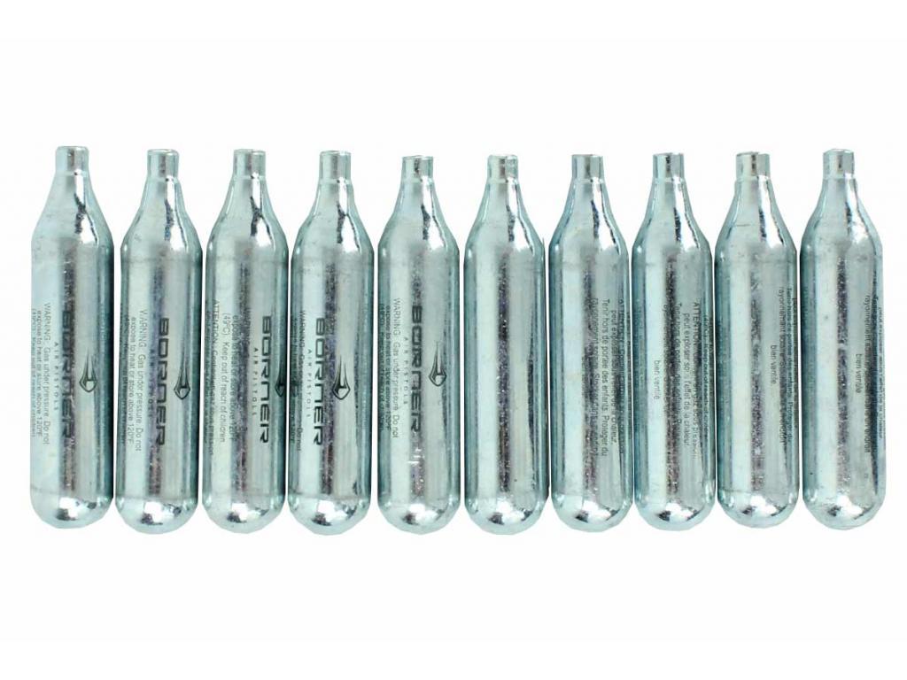 Баллончики CO2 для пневматики Borner 12 гр 10 шт