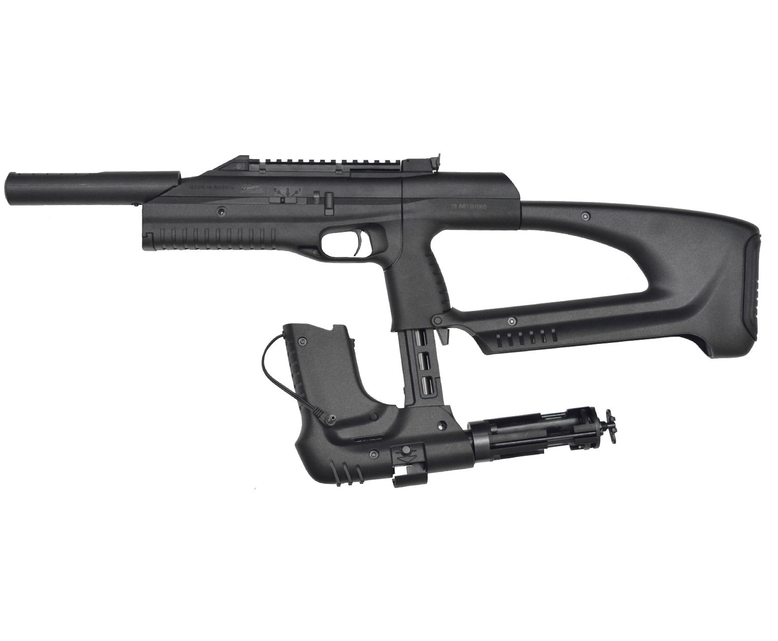 Пневматический пистолет МР-661К-08 ДРОЗД бункерный 4,5 мм